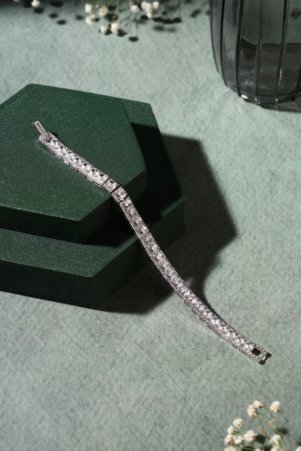 Éclat Crystal Tennis Bracelet