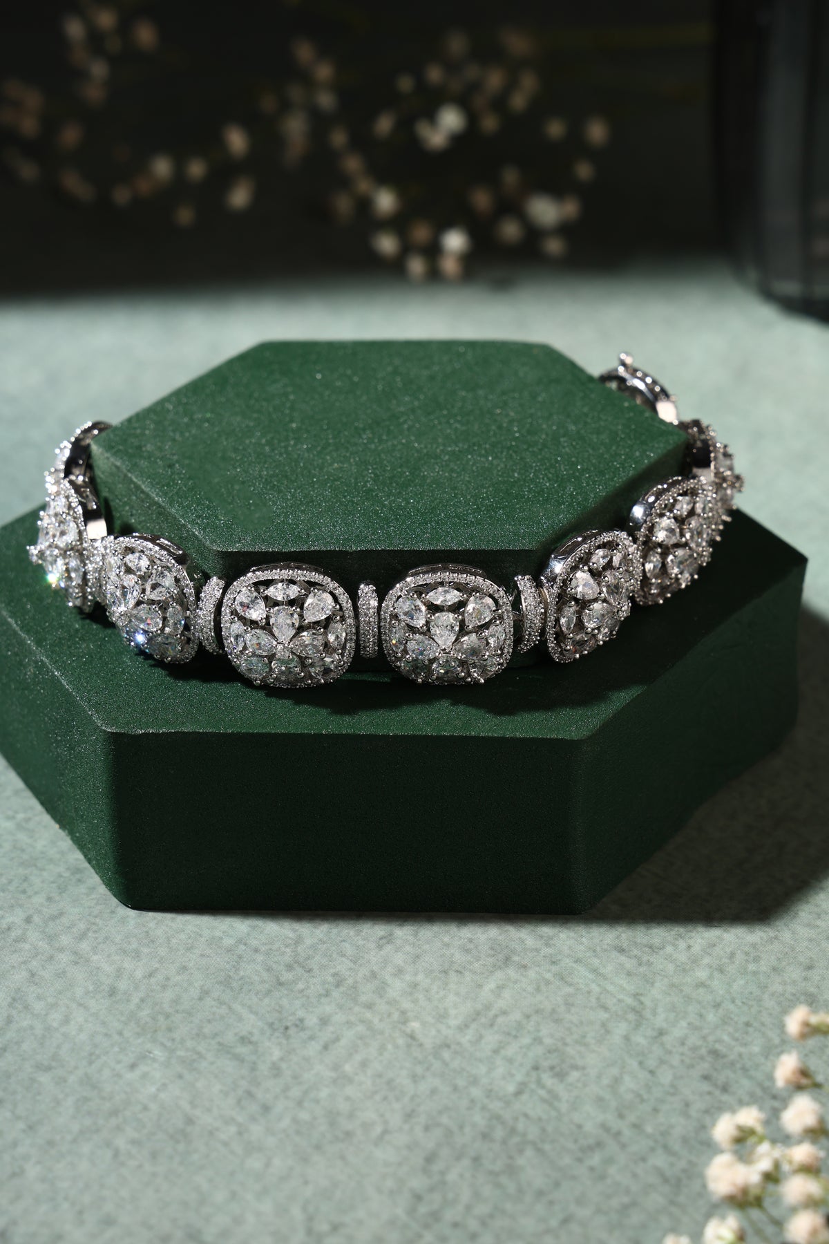 Aurelia Crystal Link Bracelet