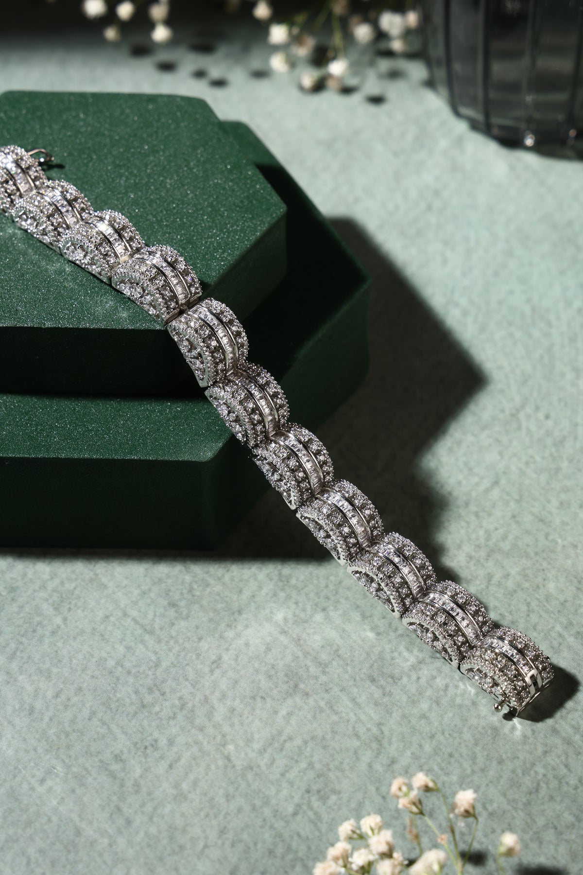 Elara Crystal Link Bracelet