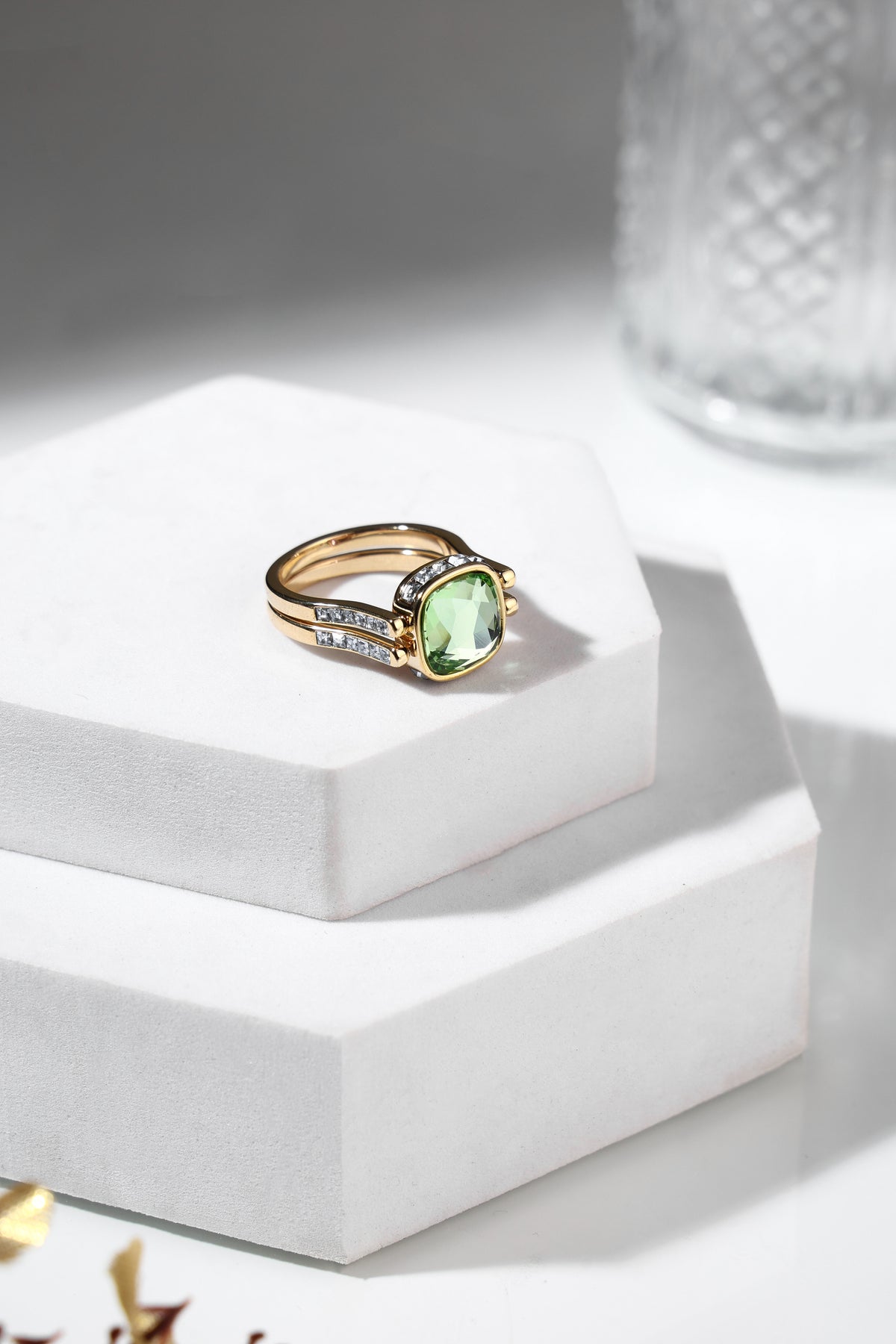 Blush Radiance Statement Ring