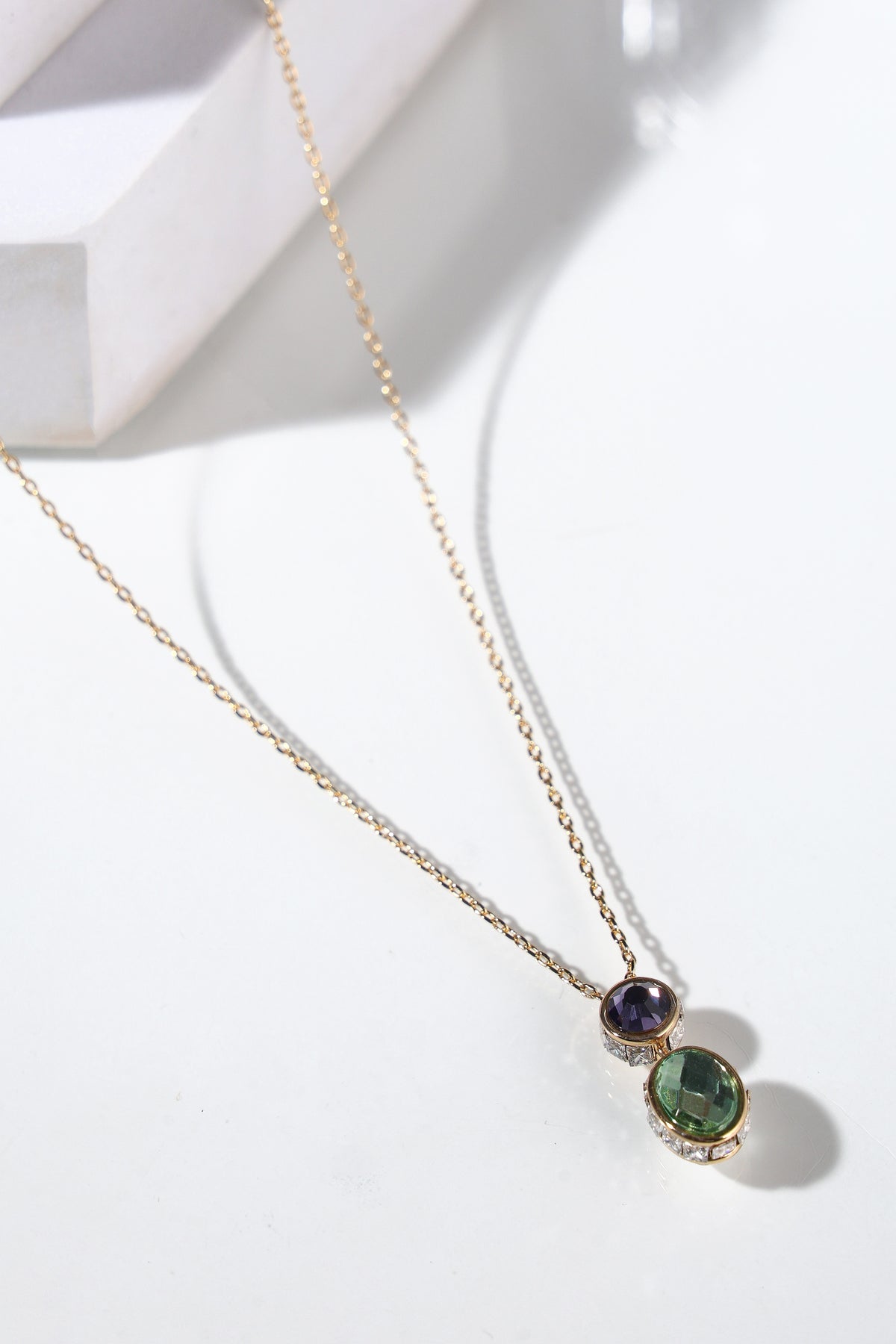 Elysian Dual-Tone Pendant Necklace