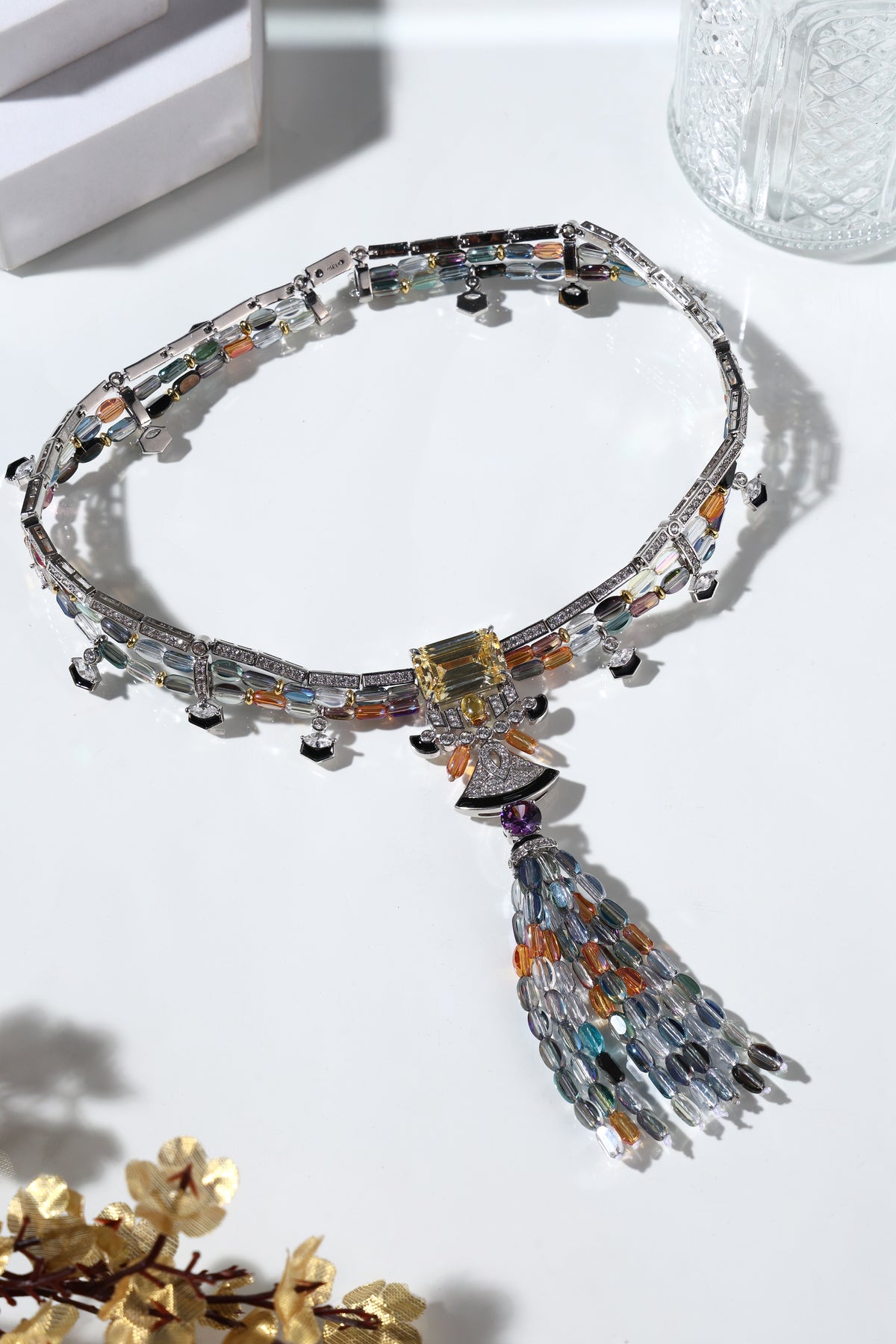Seraphine Multicolour Tassel Necklace