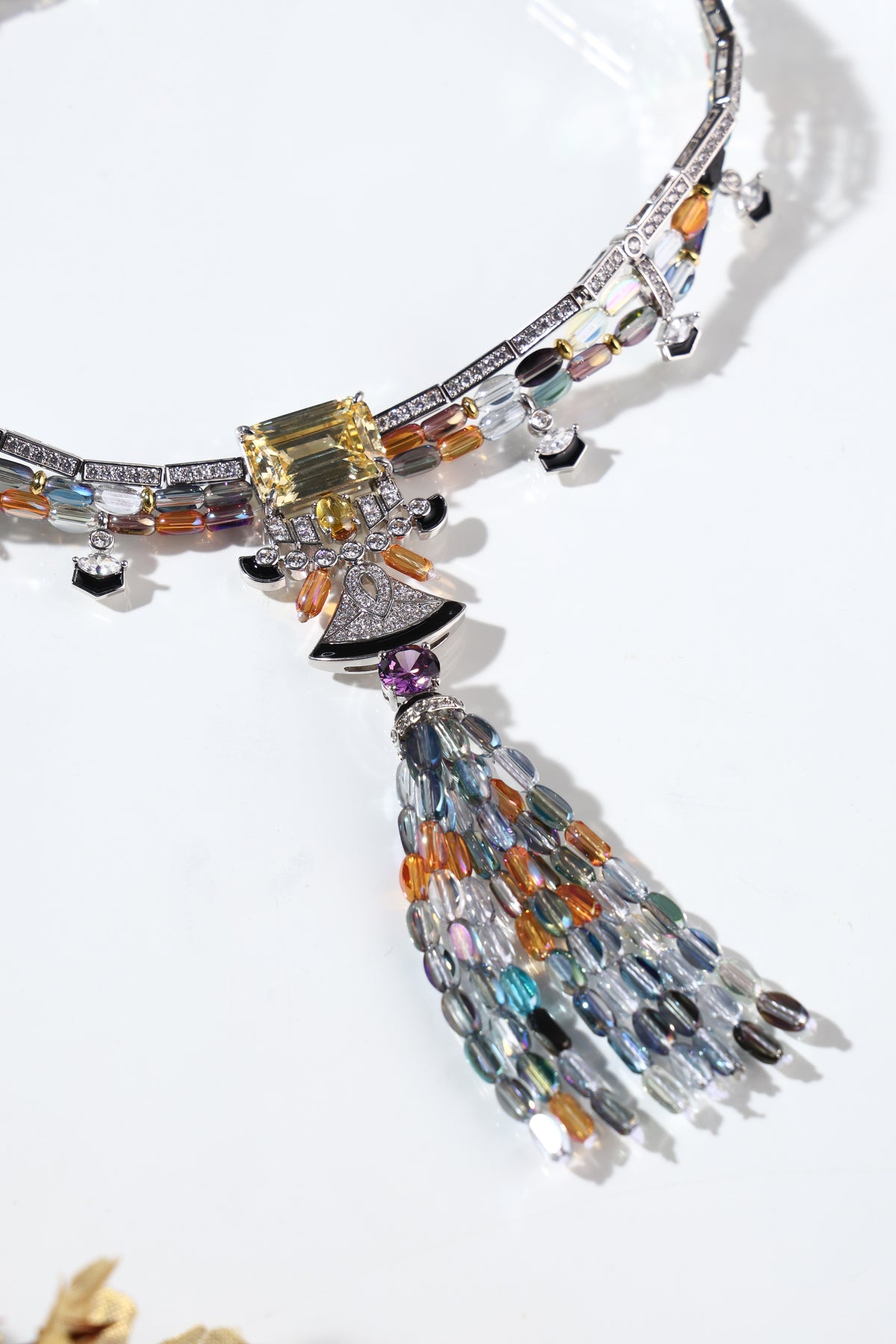 Seraphine Multicolour Tassel Necklace