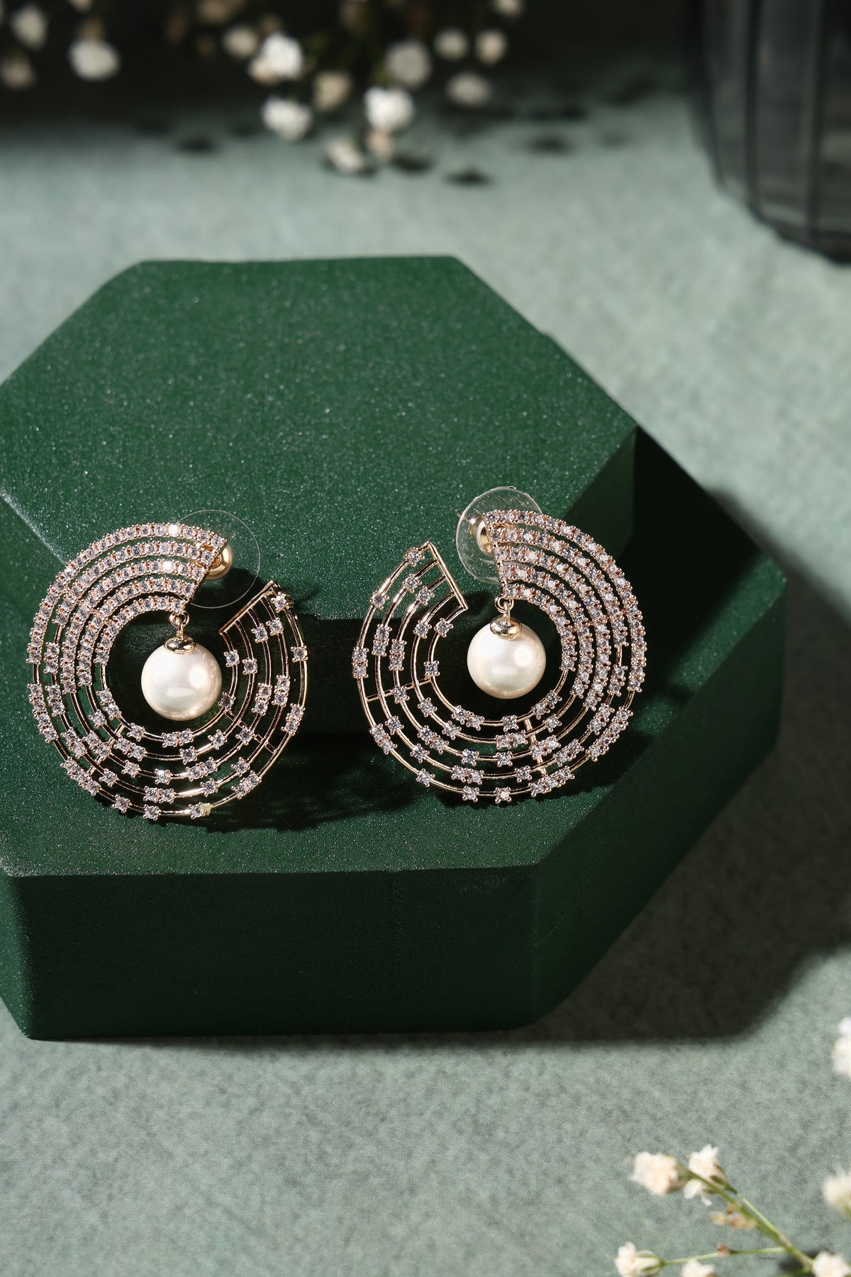 Seraphina Pearl Cascade Earrings