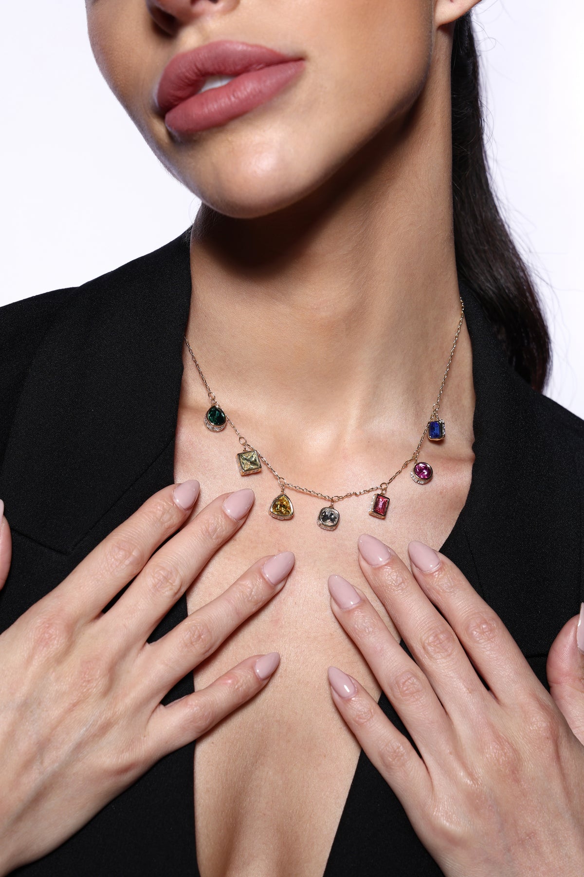 Aurelia Multicolour Charm Necklace