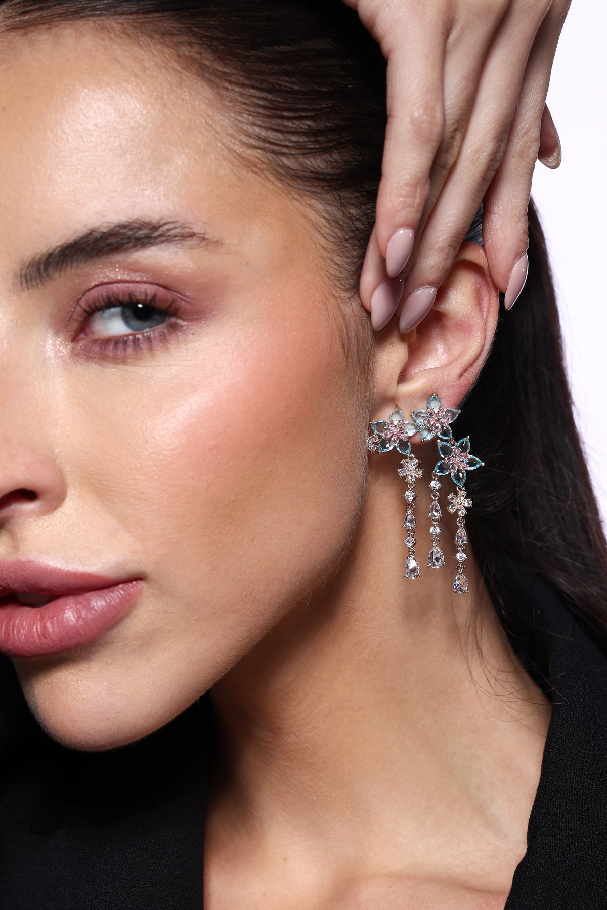 Celestia Floral Cascade Earrings
