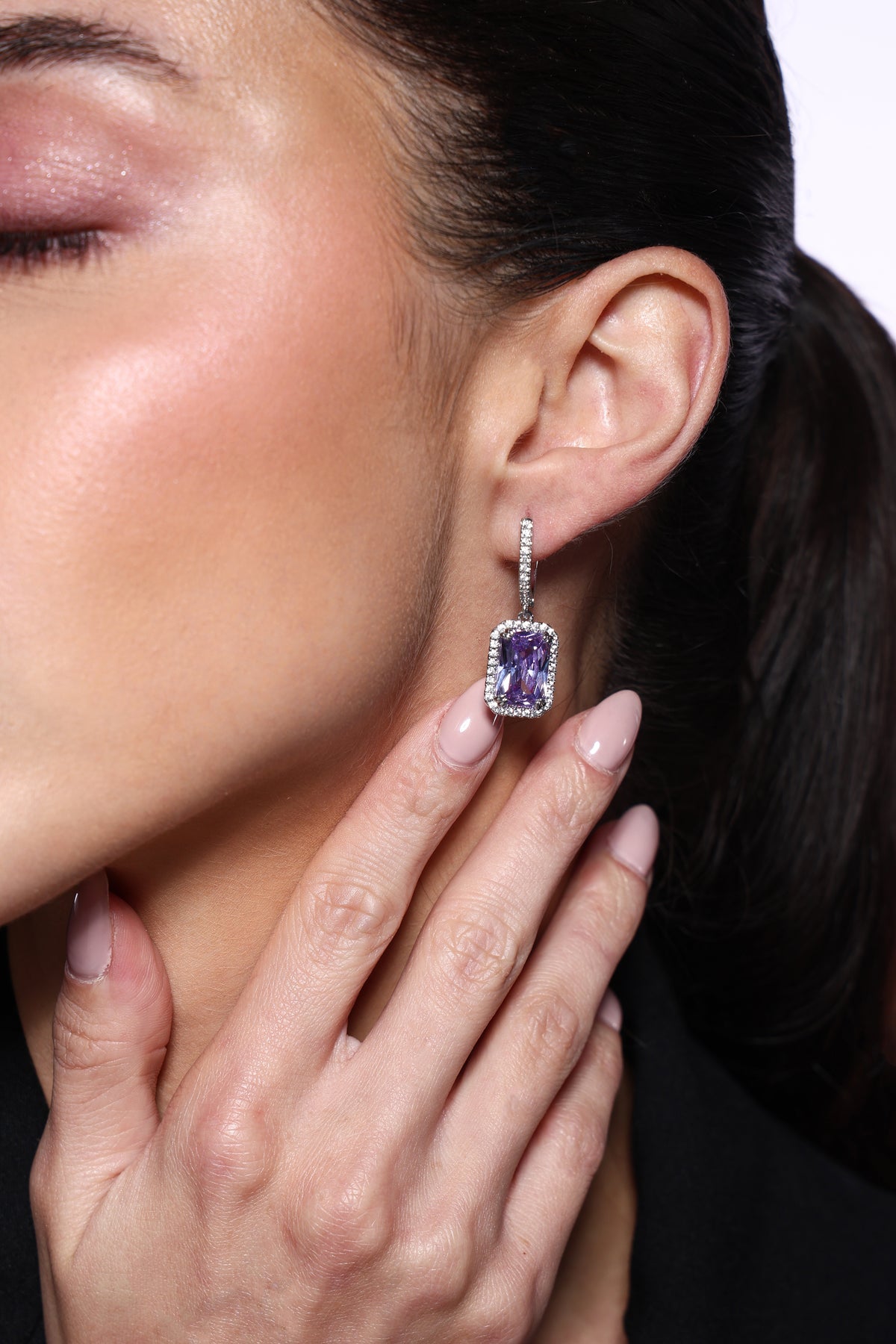 Lavelle Amethyst Drop Earrings