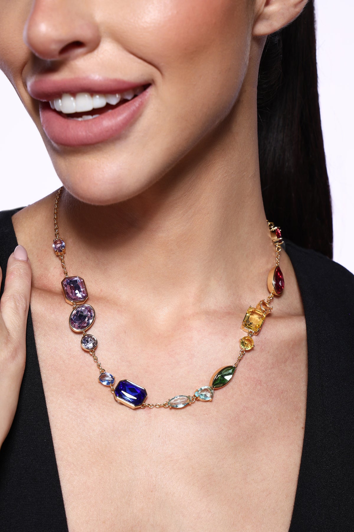 Aurora Multicolour Gemstone Necklace