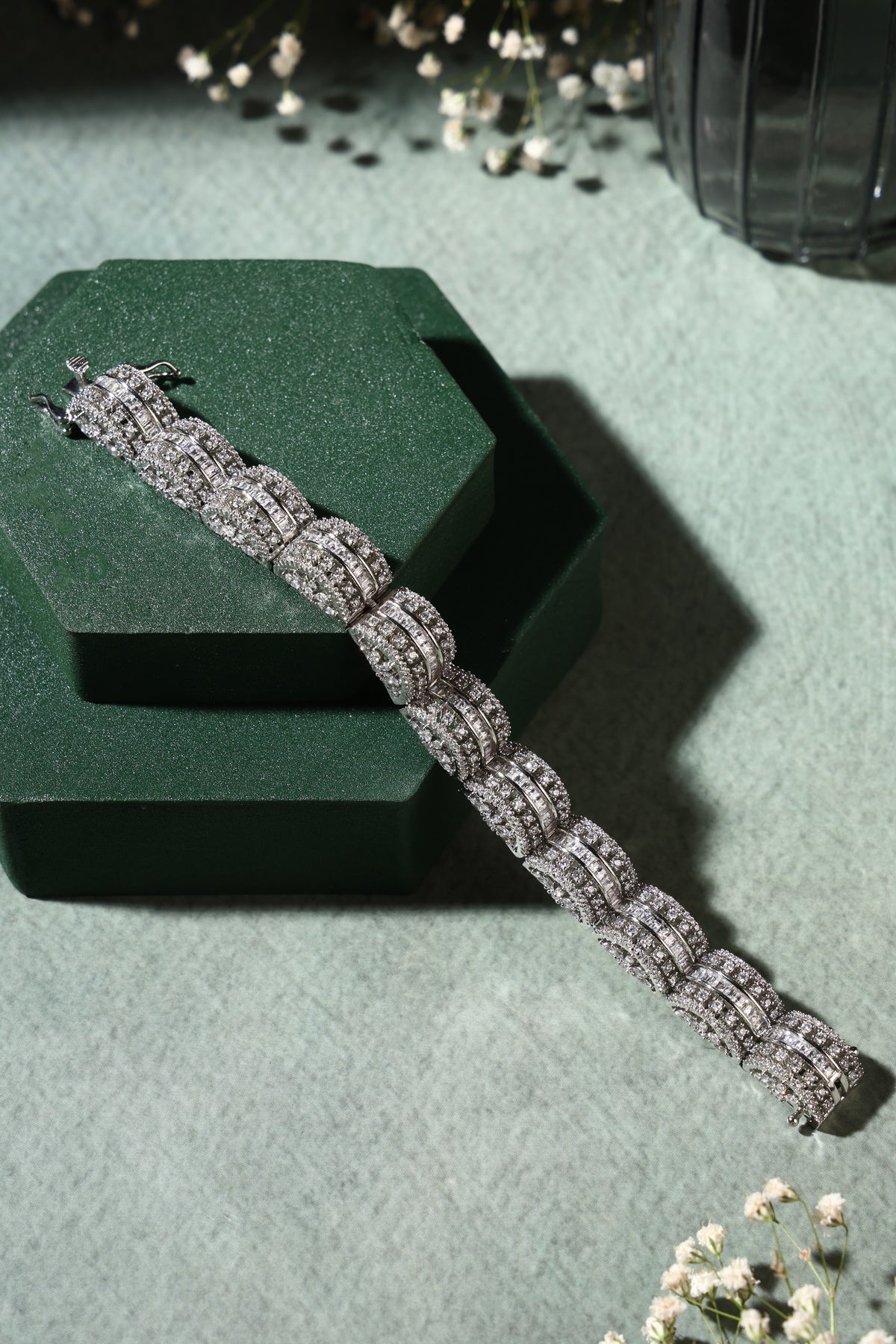 Elara Crystal Link Bracelet