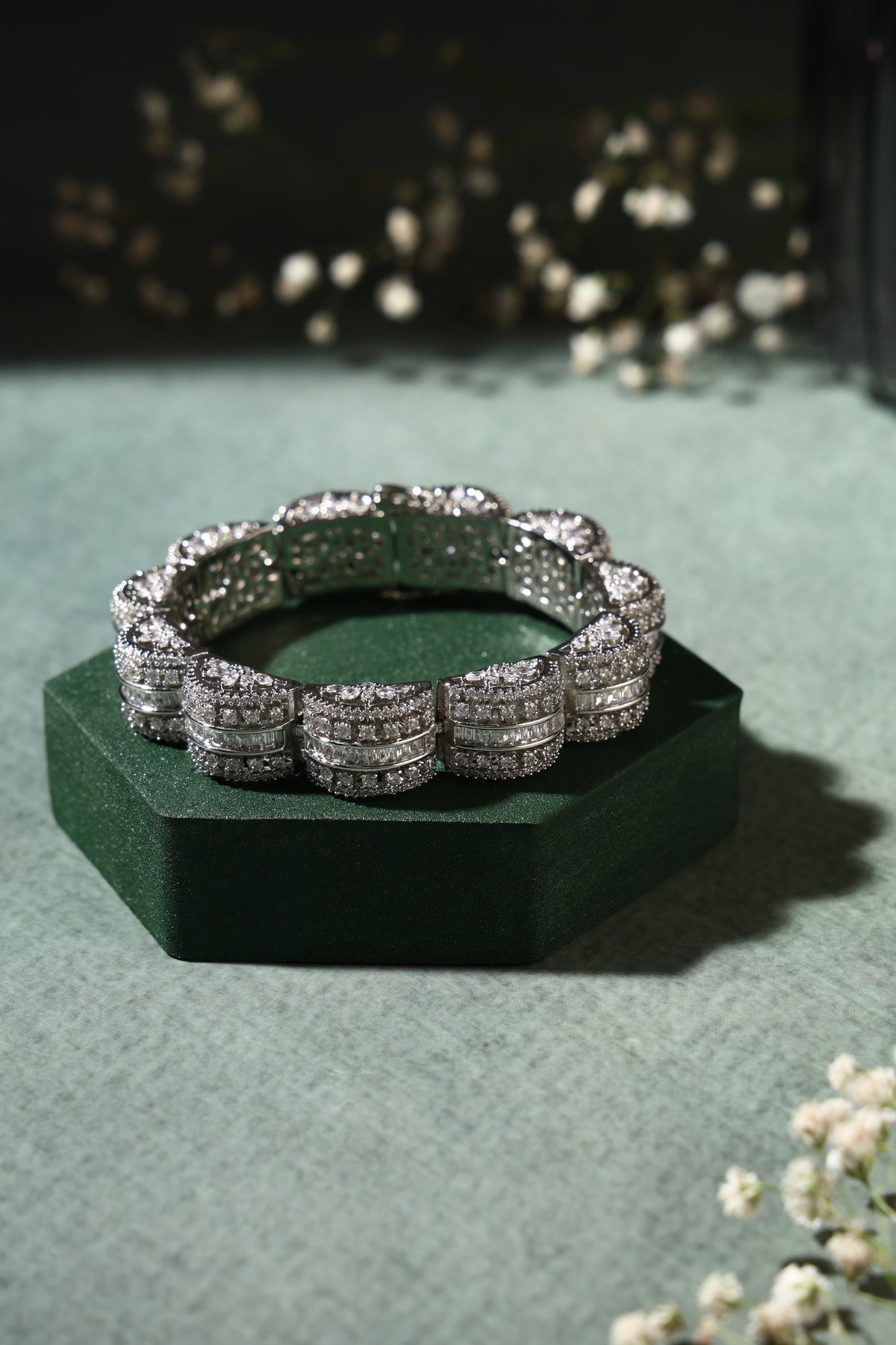 Elara Crystal Link Bracelet