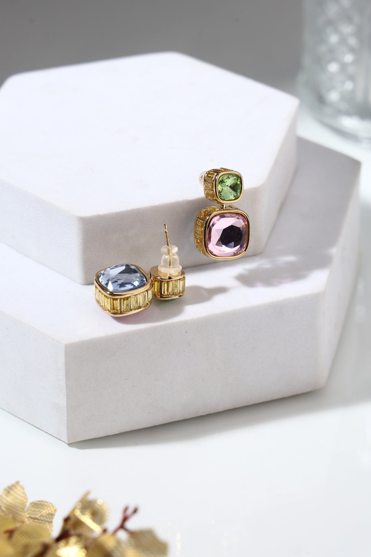 Eddie Crystal Reversible Earrings