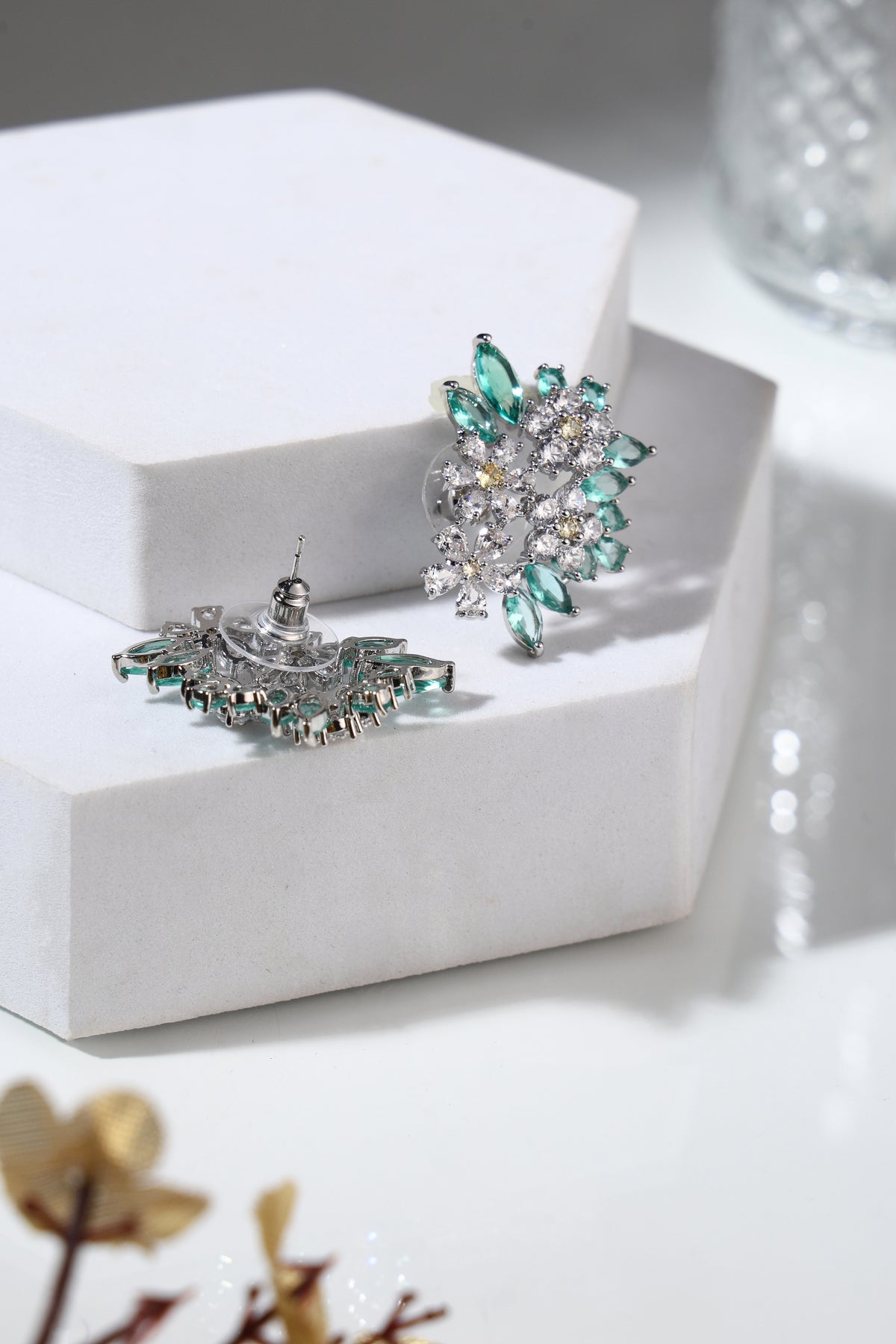 Verdante Floral Bouquet Earrings