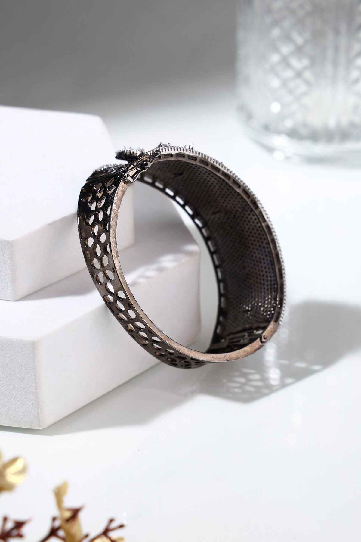Midnight Bloom Crystal Bracelet