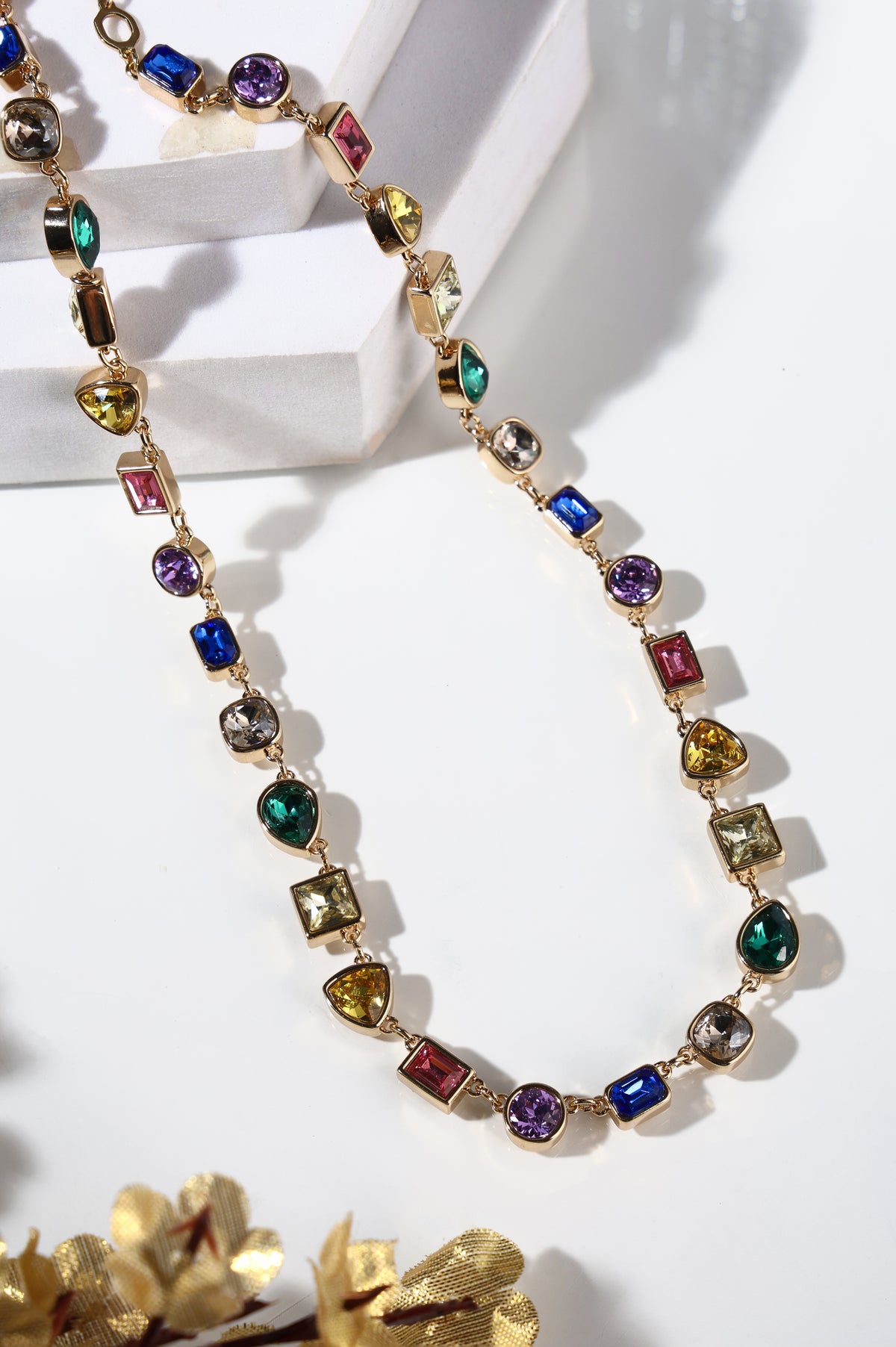 Jess Multicolour Gemstone Necklace