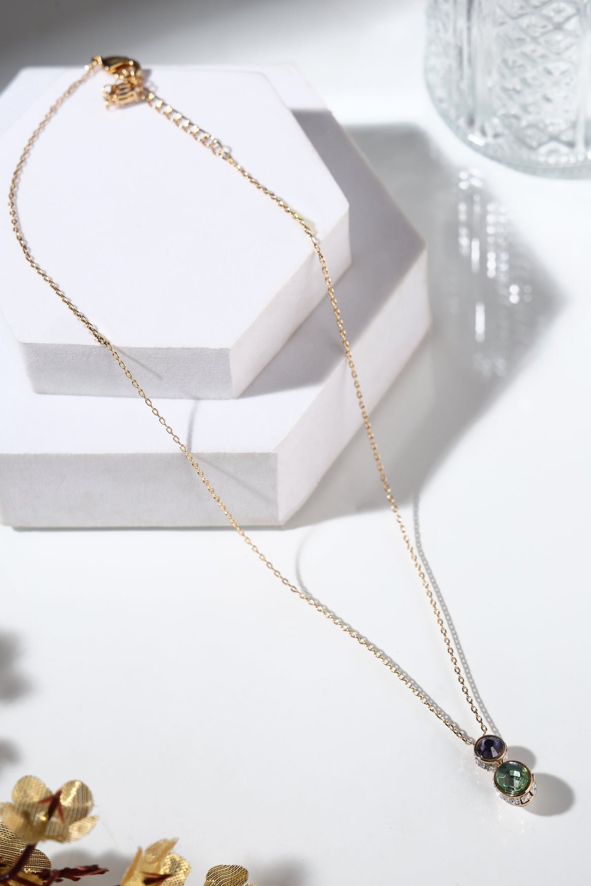 Elysian Dual-Tone Pendant Necklace
