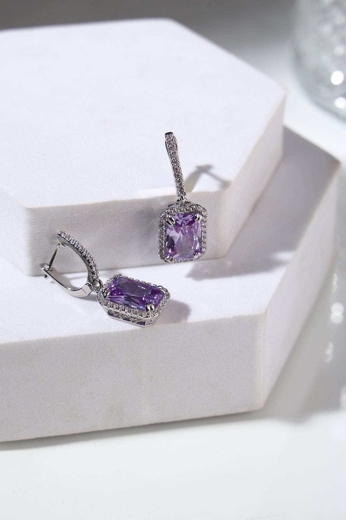 Lavelle Amethyst Drop Earrings