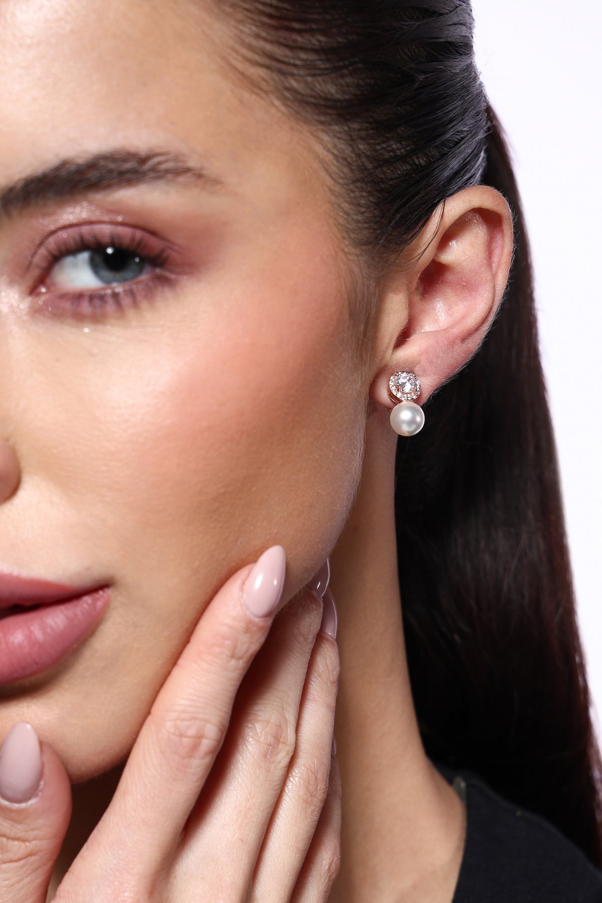 Pearl Radiance Stud Earrings