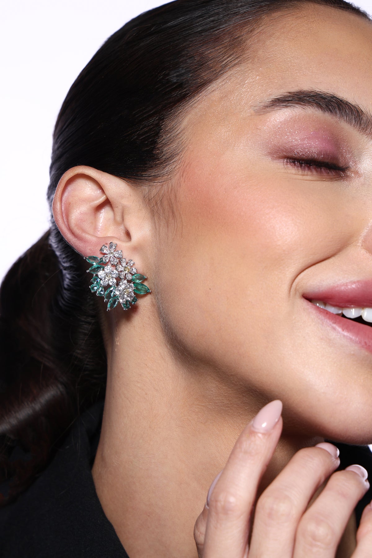 Verdante Floral Bouquet Earrings