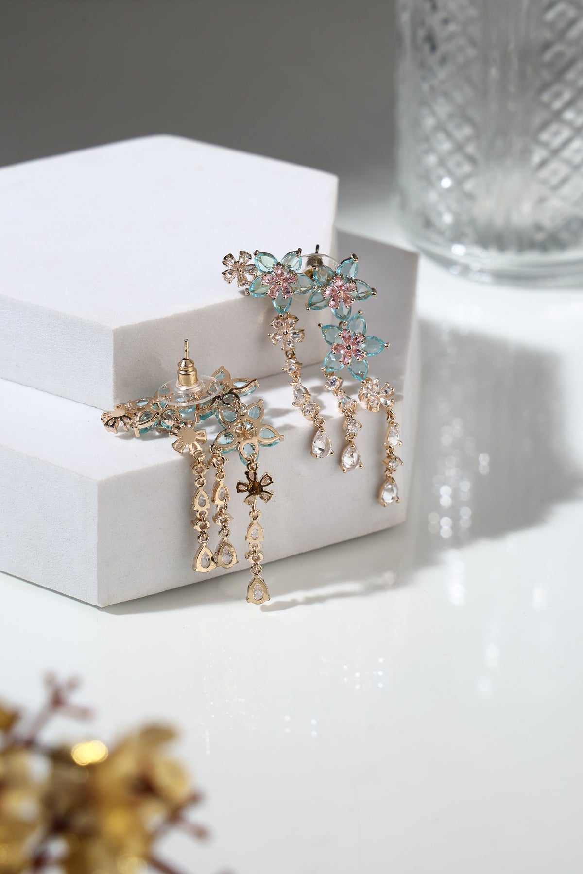 Celestia Floral Cascade Earrings
